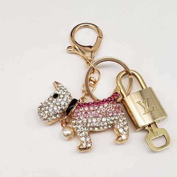 Authentic Louis Vuitton Lock & Key with unbranded Bagcharm, Keycharm, Keychain - Picture 5 of 7